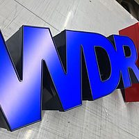 WDR-Leuchtschrift